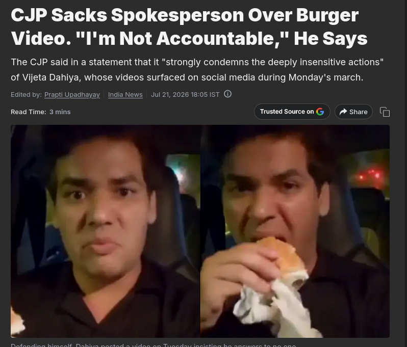 Image of NDTV headline